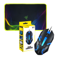 T-WOLF V1 Gaming Mouse + Gaming Mouse Pad Combo. 