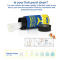 Ammonia Test Kit, 50 Strips Ammonia Test Strips for Saltwater and Freshwater Aquarium Fish Tank Koi Pond Aquaculture. 