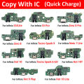 For Hot Note Tecno Spark Zero S5 7 10 10t Lite X Pro 6 Go 8 8i 9 Play Usb Charging Port Board Connector Dock Flex Cable. 