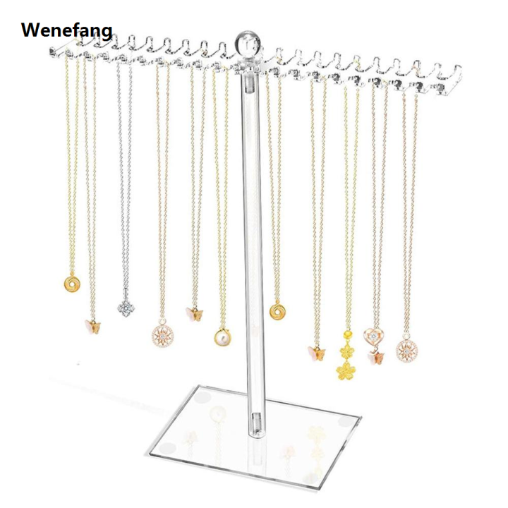 Wenefang%20Sales%20promotion%20Hanging%20Hooks%20Jewelry%20Holder%20Lightweight%20Acrylic%20Necklace%20Organizer%20Anti-Slip%20Base%20Transparent%20Jewelry%20Stand%20for%20Jewelry%20-%20Image%205