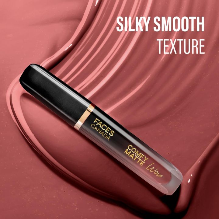 FACESCANADA%20Comfy%20Matte%20Wow%20Liquid%20Lipstick%20Mauve%20Majesty%2002%203.8ml%20%7C%20One%20Swipe%20Application%20%7C%20Highly%20Pigmented%20%7C%20Comfortable%20Wear%20%7C%20Glides%20Smoothly%20%7C%20Long%20Lasting%20%7C%20Transferproof%20(FROM%20INDIA)%20-%20Image%203
