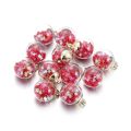 10pcs/Set 15mm Fashion Transparent Glass Ball Colorful Star Sequin Pendant For Bracelet Necklace Jewelry Making DIY Earring Finding. 