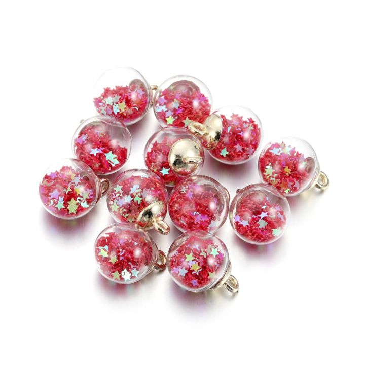 10pcs/Set%2015mm%20Fashion%20Transparent%20Glass%20Ball%20Colorful%20Star%20Sequin%20Pendant%20For%20Bracelet%20Necklace%20Jewelry%20Making%20DIY%20Earring%20Finding%20-%20Image%209