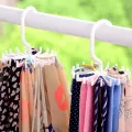 Rotatable Tie Hanger Holds Multi-function Tie Rack 360 Degree Creative Organizers Closet Storage Scarf Hook 20 Ties Scarf Jewelry Cap Storage Organizer. 