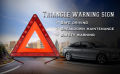 High quality Reflective Warning Triangle/Frame - High-Visibility Safety Sign for Roads and Construction. 
