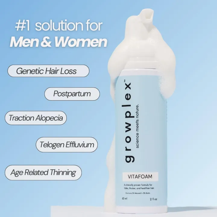 Growplex%205%25%20Minoxidil%20Foam%20Targeted%20Scalp%20Treatment%20for%20Thinning%20Hair%20-%20Image%202