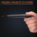 Blocking Wallet Holder Money Clip ID Card Case Protection Purse Men PU Leather Wallet. 
