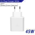 NEW Samsung 45w Wall Charger Original Pd 3.0 Super Fast Charger Cargador Tipo C Samsung Galaxy S24 Ultra S23 Plus S22 Fe Tab S10 S9. 