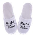 【WEJA】Toplans 1Pair Bride Wedding Decoration Bridesmaid Party Slippers Ladies Party Supplies. 