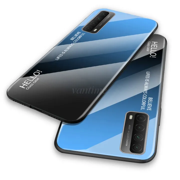 Vantime%20for%20Huawei%20Y7a%20Case%20Gradient%20Phone%20Back%20Hard%20Glass%20Cover%20-%20Image%204