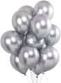 Silver Chrome Metallic Balloons for Party 10 pcs 12 inch Thick Latex balloons for Birthday Wedding Engagement Anniversary Festival Picnic or any Friends & Family Party Decorations-Silver. 