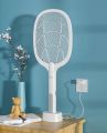 Portable Fly Racket Mug Killer Household Zapper Fly Swatter Racket Electric Hand Held Bug. 