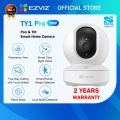 Ezviz TY1 2MP Wireless Wi-Fi CCTV Camera 2MP Indoor pan/Tilt security IP Camera | Lound Noise Detection | AI Human Detection | Smart  Colour Night Vision | patrol Mode | Two way calling with Touch Button  | |Privacy mode | 512 GB Storage. 
