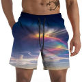 Colourful Men’s Summer Beach Swimming Pants Surf Shorts Quick Retro Swim Trunks Casual Comfort Beach Short Pants Cool Ice Shorts. 