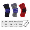 Sports High Compression Silicone Padded Knee Support Sleeve Nylon+Silicon Brace. 