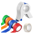 Tape Applicator Portable Masking Paint Tape Dispenser Cutter Tightly Seals Tape to Various Surfaces. 