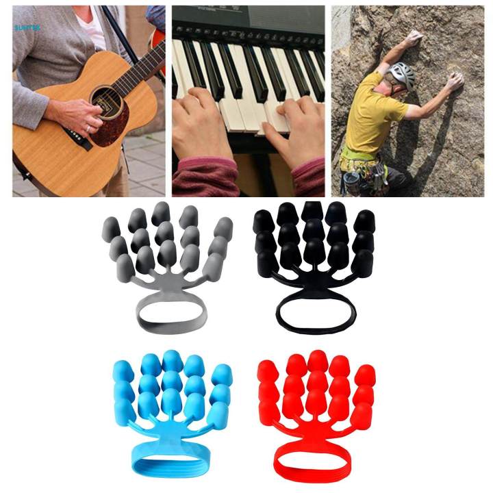 Hand Grip Strengthener Finger Exerciser Adjustable Extensor Devices Hand Gripper Finger Stretcher for Rock Climber, Gym, Pianist, Piano, Strength