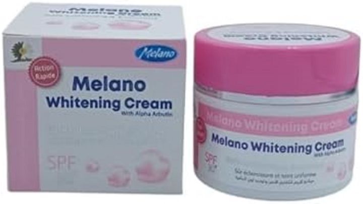 Melano Whitening Cream With Alpha Arbutin, SPF FROM DUBAI (SAM)