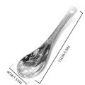 Stainless Steel Spoon With Handle Hole Long Handle Soup Spoon Round Head Spoon QUANYIN. 