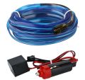 ( Blue ) Automotive LED 3M Atmosphere Lamp Decoration Lamp Cold Light with Side Clip Atmosphere Lamp Car Interior Decoration Light Line. 
