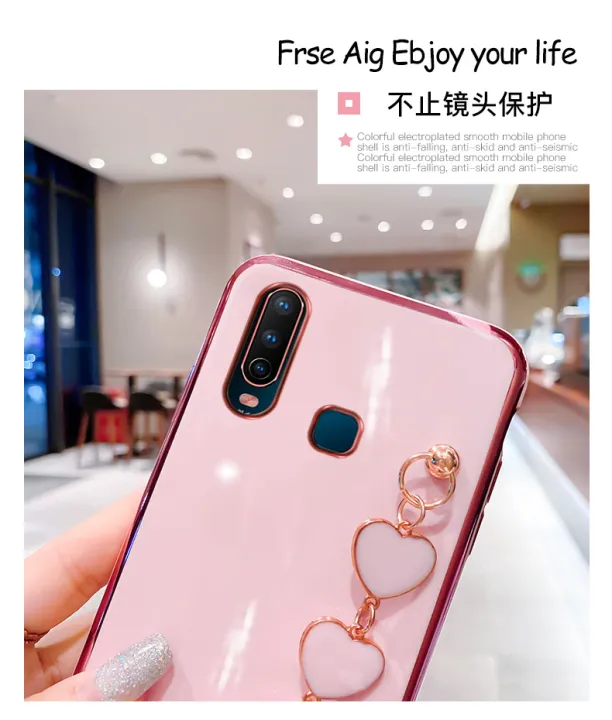 For%20Vivo%20Y17%20Back%20Cover%20with%203D%20Love%20Heart%20Wristband%20Chain%20Fashion%20Bracelet%20Shiny%20Plating%20Phone%20Case%20Soft%20Silicone%20Bumper%20Protective%20Cover%20-%20Image%208
