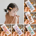 5pcs/Set Cute Cartoon Girls Hair Clips Sweet Princess Bowknot Flower Baby Hairpin Headwear Accessories. 