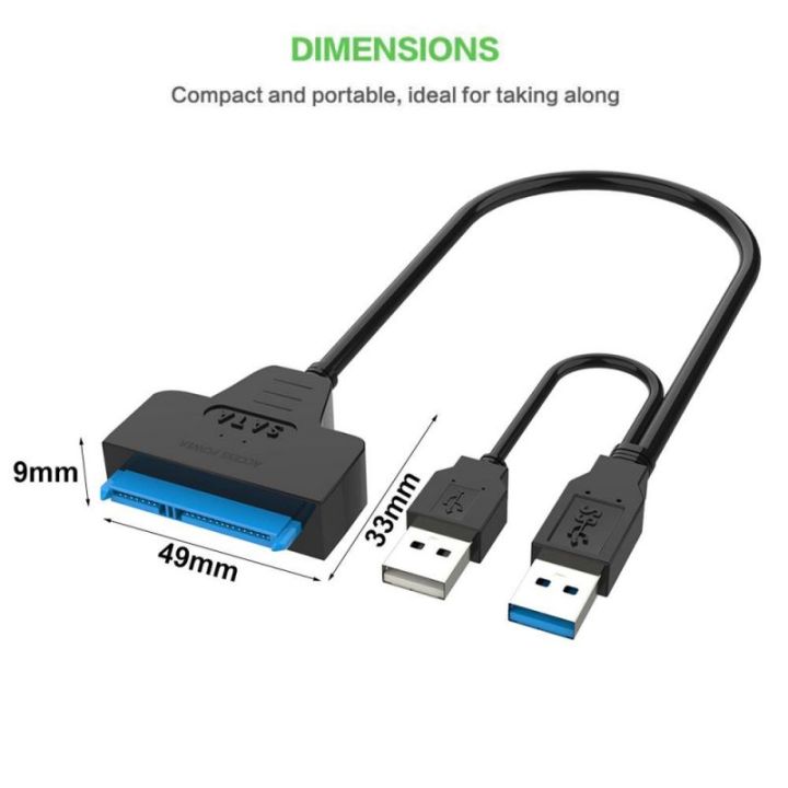 USB To SATA Adapter SATA USB 3.0 Adapter Sata Cable Support 2.5inch or ...