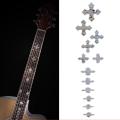 Guitar Inlay Sticker Bass Fret Fretboard Decals DIY Markers Cross Style. 