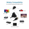 HDMI Splitter Adapter Cable , Dual HDMI Port Y Splitter 1 In 2 Out / HDMI Male To HDMI Female 1 To 2 Way for HDMI HD, LED, LCD, TV,ps3. 