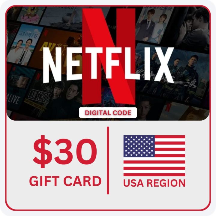 Netflix Gift Card 30 USD - US Region