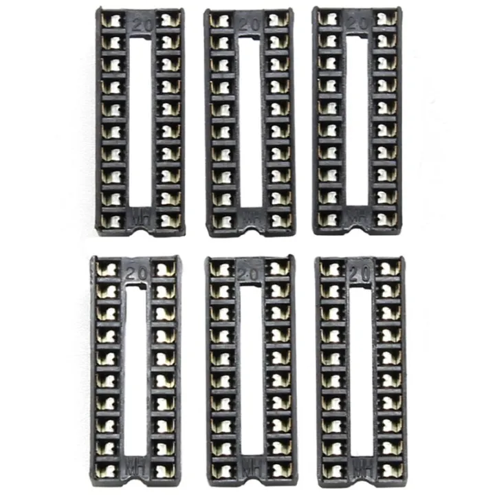 66Pcs/Lot%20DIP%20IC%20Sockets%20Adaptor%20Solder%20Type%20Socket%20Kit%206,8,14,16,18,20,24,28%20Pin%20for%20arduino%20PCB%20Diy%20Kit%20-%20Image%205