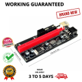 PCIE Riser 009S Video Card Extension Cable Adapter PCI Express Riser VER009C PCIE X16 Riser Card for Mining Three interface. 
