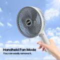 Portable Desktop Fan with Clip Cordless Rechargeable 1200mAh Fan Ventilator Cooler Multifunction Handheld Fan 3 Speed. 