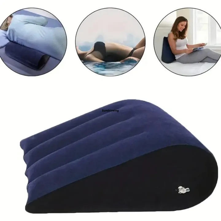 Legs,%20Travel%20Inflatable%20Wedge%20Throw%20Pillow%20Yoga%20Pose%20Assist%20Mat%20Triangle%20for%20Sleeping,%20Elevation%20-%20Image%206