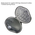 【FOOT SOFA】EVA Mouse Case Hard Travel Pouch Replacement for Logitech MX Ergo Advanced Cordless Trackball Gaming Mouse. 