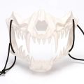 【HUT】 Halloween Masks Japanese Writer Cos Animal Horror Anime Props Mask Dragon God Tiger Dress Up Mask Holiday Decoration. 