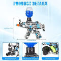 MP-5 Electric Gel Ball Blaster Gun Toy -  Automatic Gel Toy MP5 Gun with Goggles for Outdoor Playing Kids Adults. 