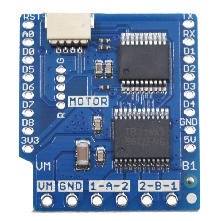 【VA VA VOOM】Motor Shield v2.0.0 (WEMOS) D1 mini Dual Driver TB6612FNG ...