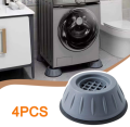 4pcs Washing Machine Foot Pad Universal Anti-Vibration Feet Pads Washing Machine Mat Dryer Refrigerator Base Fixed Non-Slip Padරෙදි සෝදන යන්ත්‍ර වලට ෆූට් පෑඩ් Universal anti-vibration Feet Pads ශීතකරණයේ පහළට වියළනයක් Base Fixed Non-Slip Pad.. 