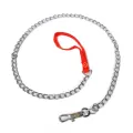 Heavy Duty Metal Cat Leash Chew Proof Dog Chain Leash 2mm 105cm Heavy Duty Sturdy Pet Cat Leash with Padded Handle for Large Small Cat Bulldog. 