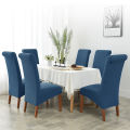 Seat Cover Delicate Texture Full Cover Dining Room Chair Cover Seat Protector. 