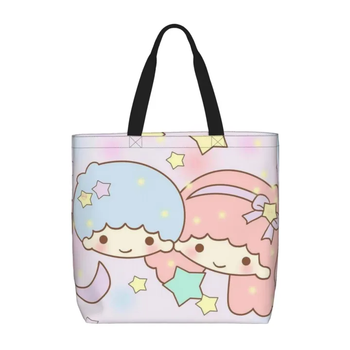 %E3%80%90ALLGOOD%E3%80%91Sanrio%20Little%20Twin%20Stars%20Ladies%20Fashion%20Printed%20Canvas%20Tote%20Bag%20With%20Zipper%20Casual%20Shopper%20Bags%20For%20Women%20Shoulder%20Bag%20-%20Image%203