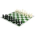 Chess Board and Pieces (Tournament Standard Chess Board and Pieces). 