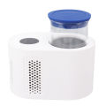Portable Electric Cup Warmer And Cooler Digital Display Quick Cooling White Cup. 