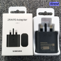 Sirend Samsung 25W Super fast Charger UK Plug PD Super Fast Charging Adapter For Galaxy A55 A35 A25 A15 A54 A73 A53 S20 S21 S22 S23 S24. 