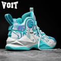 Water Basketball Shoes Men's Summer Sports Breathable Student Sneakers Trendy Women's Non-Slip Wear-Resistant Travel Shoes High-Top. 