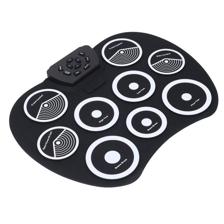 Roll%20Up%20Electronic%20Drum%20Set%209%20Pads%20Electric%20Tabletop%20Drum%20Kit%20Pad%20Portable%20-%20Image%205