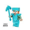 Minecraft Domestic Educational Building Blocks Minifigures Steve Alex Knight Drowned Corpse Zombie Hunter. 