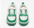 Lace Up Court Sneakers Green. 