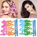 Tools Beauty Spiral Curling Iron Magic Pieces 12 Curling Iron No Heat Wave No Heat Female Soft Evening Perm Curling Hair Styling. 